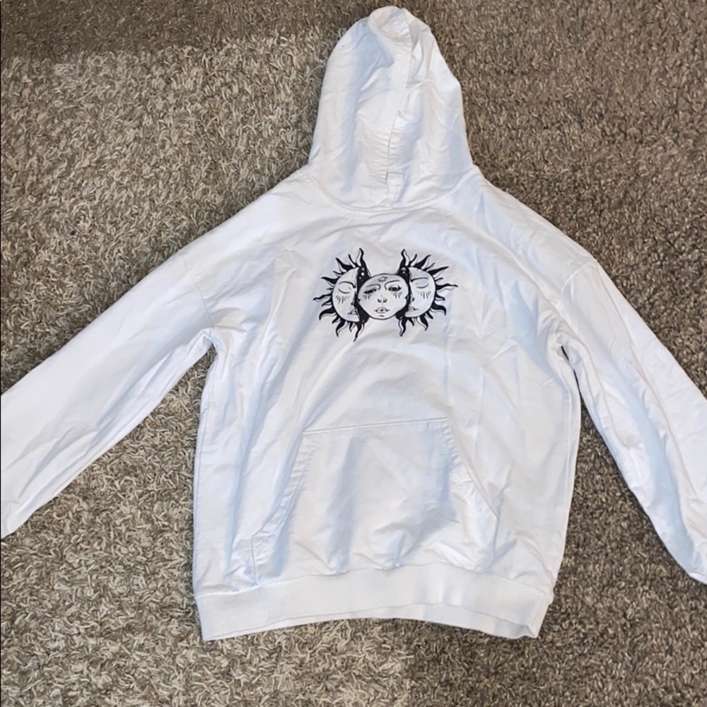 White hoodie
